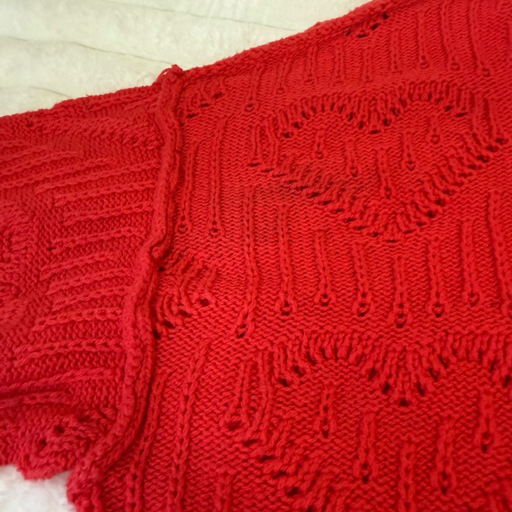 Lucky Brand heart knit sweater size small - Picture 5 of 7